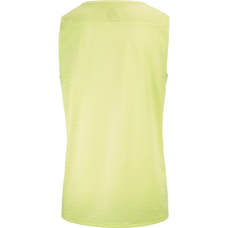 Salomon Outline Summer Women's Tanks Lemon | CA 5G36